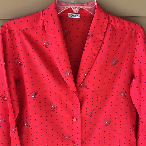 Styled by Terry Chicago Vintage Long Sleeve Button Down Blouse. M - Picture 5 of 7
